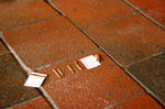 matches, on the ground